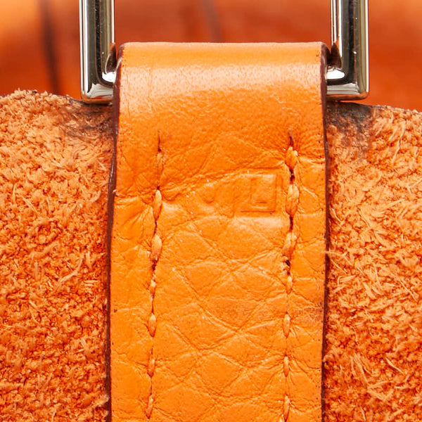 エルメス ピコタンPM ハンドバッグ トートバッグ オレンジ トリヨンクレマンス レディース HERMES 【中古】