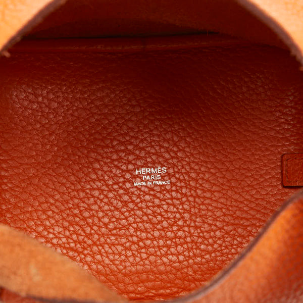 エルメス ピコタンPM ハンドバッグ トートバッグ オレンジ トリヨンクレマンス レディース HERMES 【中古】