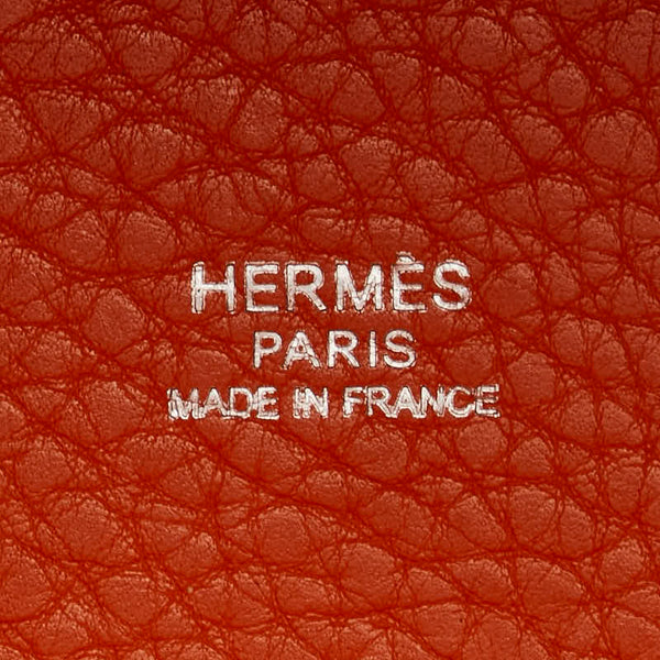 エルメス ピコタンPM ハンドバッグ トートバッグ オレンジ トリヨンクレマンス レディース HERMES 【中古】