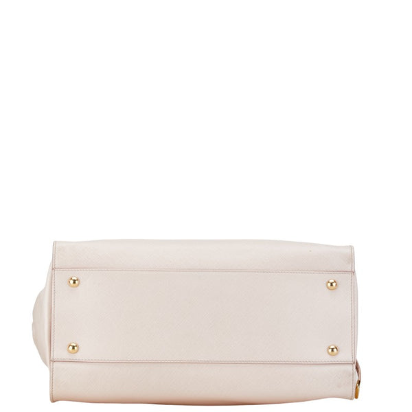 サルヴァトーレフェラガモ ガンチーニ ハンドバッグ ショルダーバッグ２WAY GG-21F271 ピンク ゴールド レザー レディース Salvatore Ferragamo 【中古】