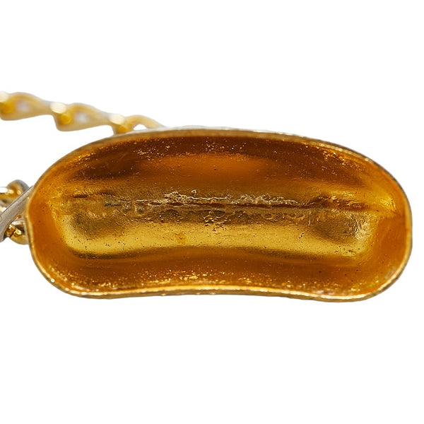 グッチ シェリーライン ピルケース ネックレス ゴールド メッキ レディース GUCCI 【中古】