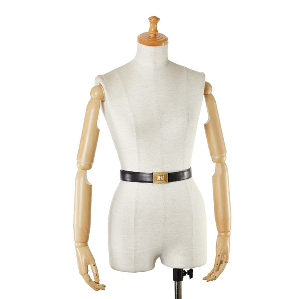 カルティエ マストライン リバーシブル ベルト ブラック ブラウン ゴールド レザー レディース CARTIER 【中古】