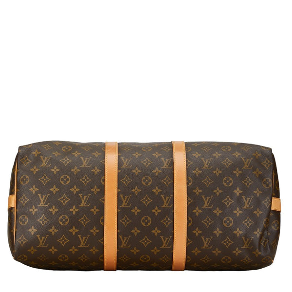 ルイ ヴィトン モノグラム キーポル バンドリエール 55 ボストンバッグ M41414 ブラウン PVC レザー レディース LOUIS VUITTON 【中古】
