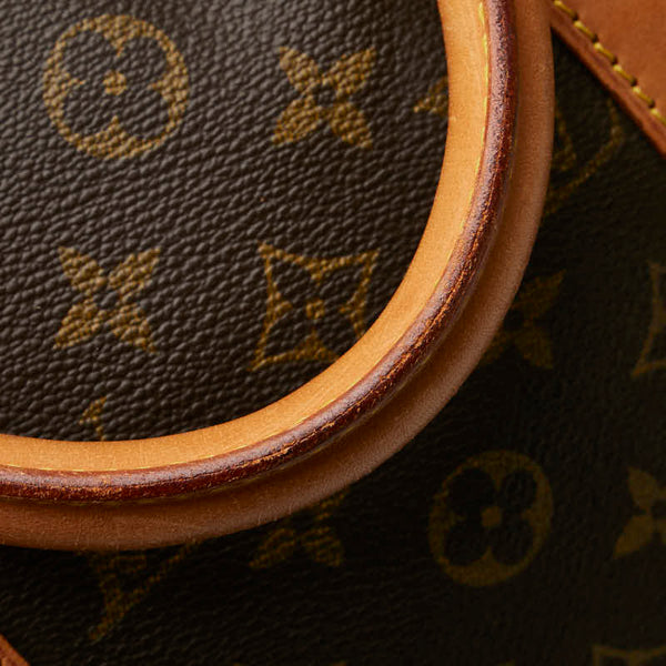 ルイ ヴィトン モノグラム キーポル バンドリエール 55 ボストンバッグ M41414 ブラウン PVC レザー レディース LOUIS VUITTON 【中古】