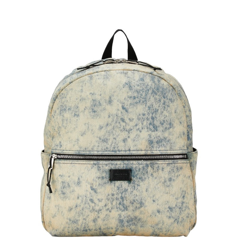 サンローラン リュック バックパック ブルー ブラック デニム レディース SAINT LAURENT 【中古】