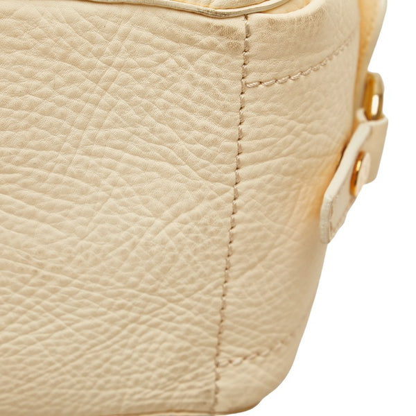 セリーヌ トリオンフ ブギーバッグ ハンドバッグ ベージュ レザー レディース CELINE 【中古】
