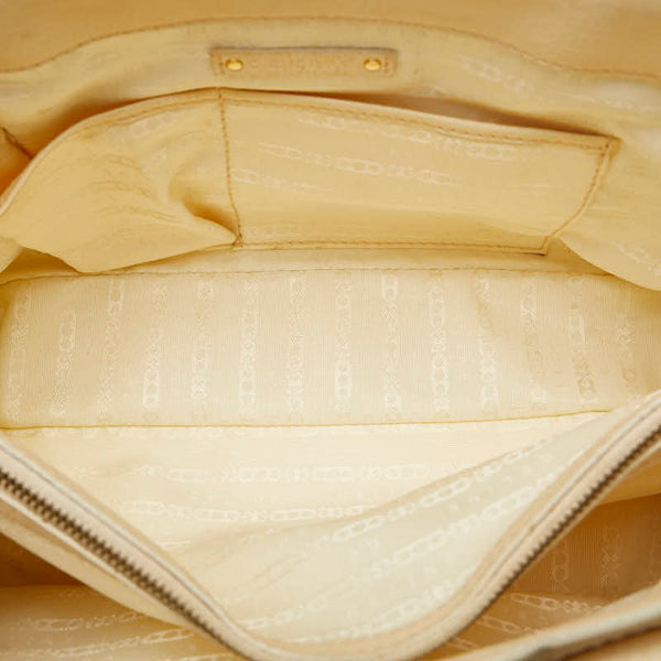 セリーヌ トリオンフ ブギーバッグ ハンドバッグ ベージュ レザー レディース CELINE 【中古】