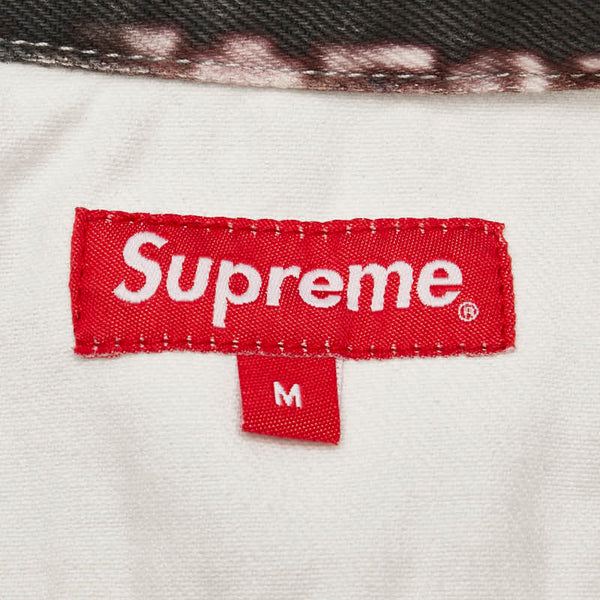 シュプリーム 17AW SCARFACE the World Is Yours Denim Jacket デニムジャケット サイズ:M レッド マルチカラー コットン メンズ Supreme 【中古】