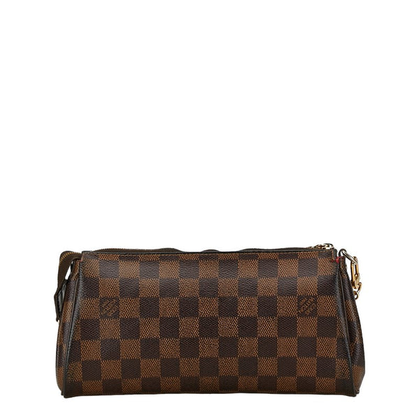 ルイ ヴィトン ダミエ エヴァ チェーン ハンドバッグ ショルダーバッグ 2WAY N55213 ブラウン PVC レザー レディース LOUIS VUITTON 【中古】