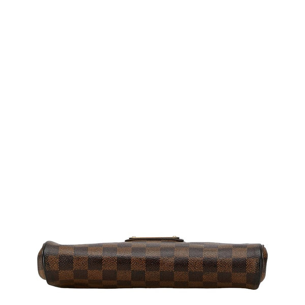 ルイ ヴィトン ダミエ エヴァ チェーン ハンドバッグ ショルダーバッグ 2WAY N55213 ブラウン PVC レザー レディース LOUIS VUITTON 【中古】