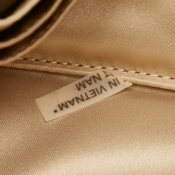 コーチ ロゴ ハンドバッグ ブラウン レザー レディース COACH 【中古】