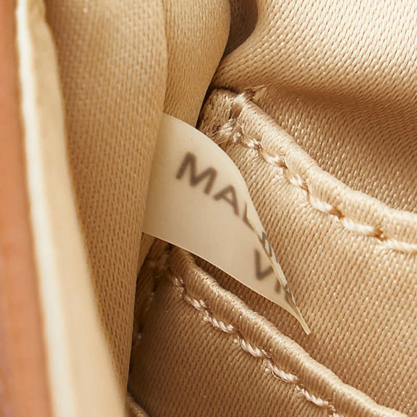 コーチ ロゴ ハンドバッグ ブラウン レザー レディース COACH 【中古】