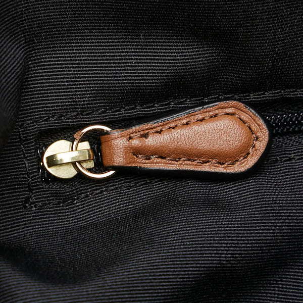 コーチ 迷彩 ハンドバッグ ショルダーバッグ２WAY F17777 グリーン ブラウン ナイロン レディース COACH 【中古】