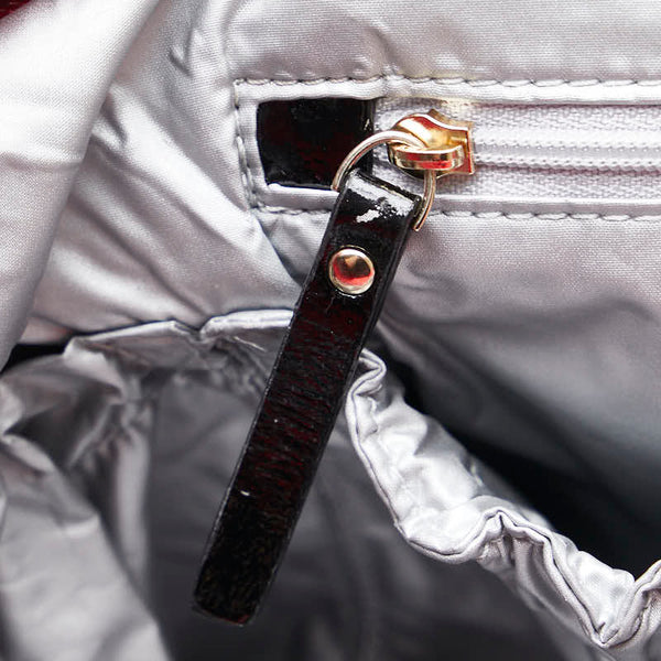 ケイトスペード マザーズバッグ ワンショルダーバッグ ハンドバッグ レッド ナイロン パテントレザー レディース Kate Spade 【中古】