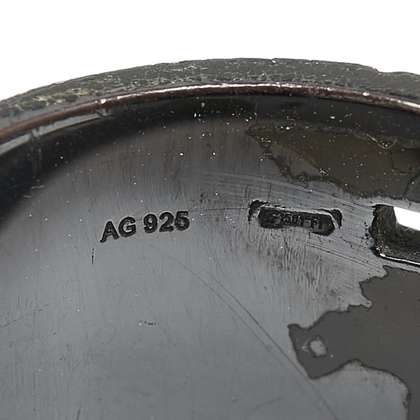 グッチ ブランデッドG リング 指輪 #22 SV925 シルバー レディース GUCCI 【中古】