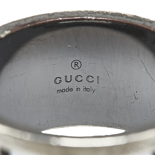 グッチ ブランデッドG リング 指輪 #22 SV925 シルバー レディース GUCCI 【中古】