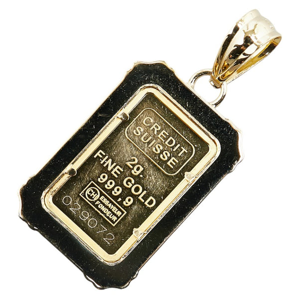 K24YG イエローゴールド クレディスイス ペンダントトップ レディース 【中古】