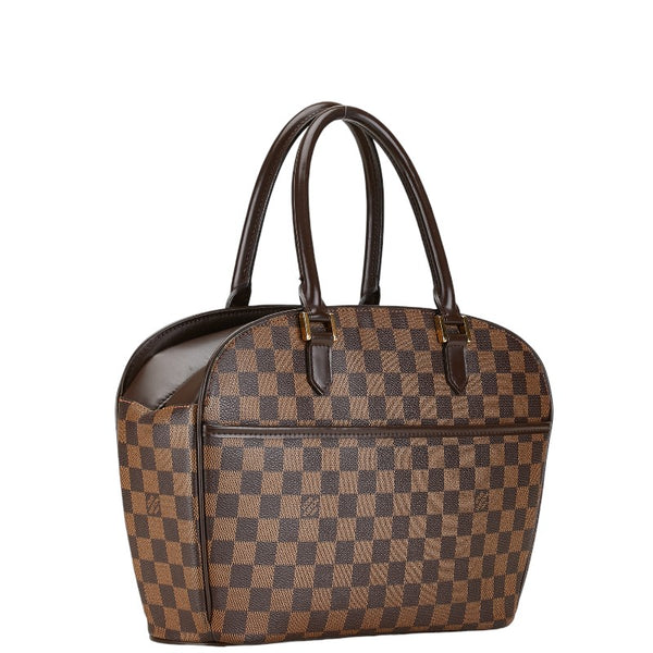 ルイ ヴィトン ダミエ サリア オリゾンタル ハンドバッグ N51282 ブラウン PVC レザー レディース LOUIS VUITTON 【中古】
