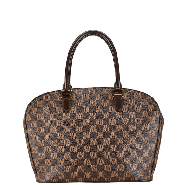 ルイ ヴィトン ダミエ サリア オリゾンタル ハンドバッグ N51282 ブラウン PVC レザー レディース LOUIS VUITTON 【中古】