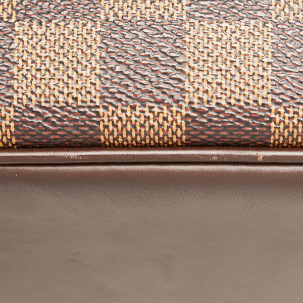 ルイ ヴィトン ダミエ サリア オリゾンタル ハンドバッグ N51282 ブラウン PVC レザー レディース LOUIS VUITTON 【中古】