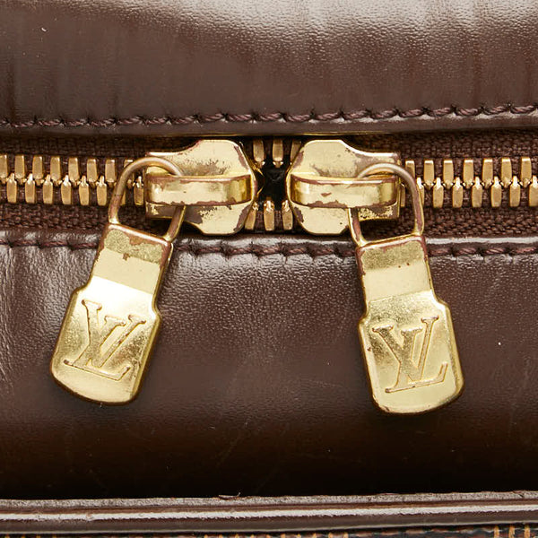 ルイ ヴィトン ダミエ サリア オリゾンタル ハンドバッグ N51282 ブラウン PVC レザー レディース LOUIS VUITTON 【中古】