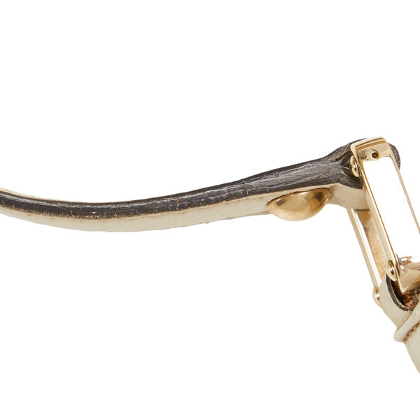 グッチ グッチシマ ワンショルダーバッグ 211934 オフホワイト レザー レディース GUCCI 【中古】