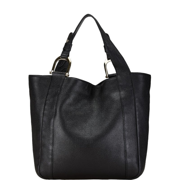 グッチ トートバッグ ショルダーバッグ 257051 ブラック レザー レディース GUCCI 【中古】