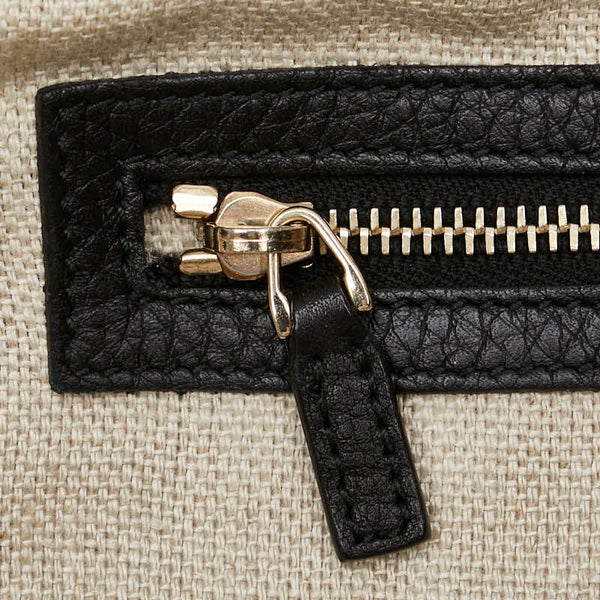 グッチ トートバッグ ショルダーバッグ 257051 ブラック レザー レディース GUCCI 【中古】