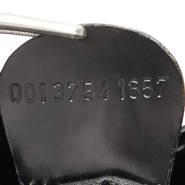 グッチ バンブー ハンドバッグ ショルダーバッグ 2WAY 00137541657 ブラック ナイロン レザー レディース GUCCI 【中古】