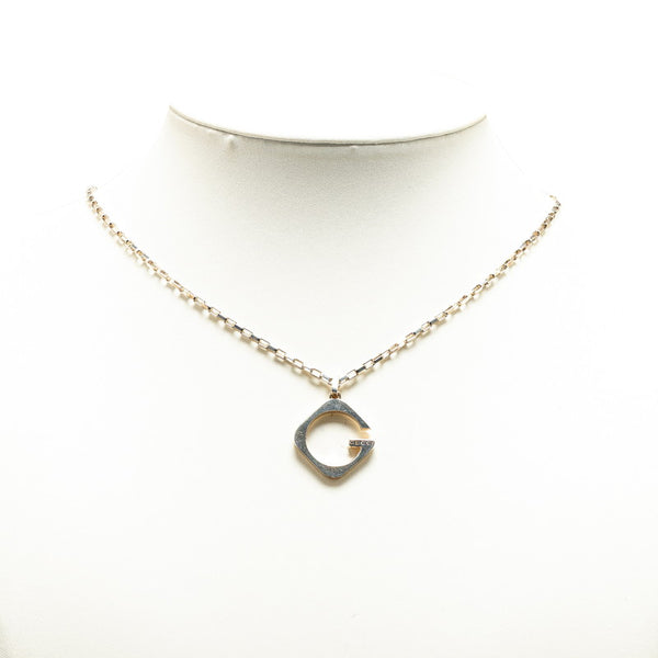 グッチ スクエア G ペンダント ネックレス 233965 SV925 シルバー レディース GUCCI 【中古】