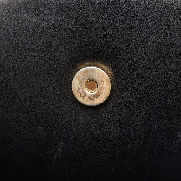 サルヴァトーレフェラガモ ヴァラリボン ハンドバッグ ショルダーバッグ 2WAY ブラック レザー レディース Salvatore Ferragamo 【中古】