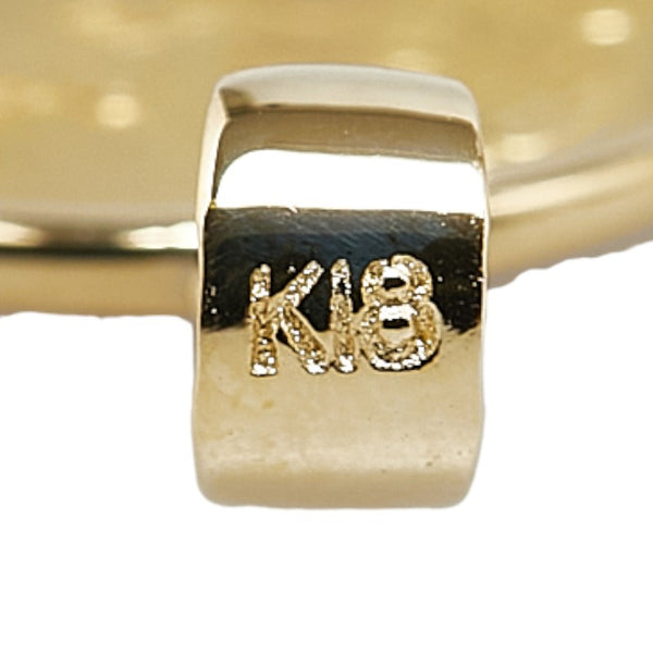 K24 ゴールド K18YG イエローゴールド エリザベス2世ツバルエンジェル3ドル金貨 1/25OZ ペンダントトップ レディース 【中古】