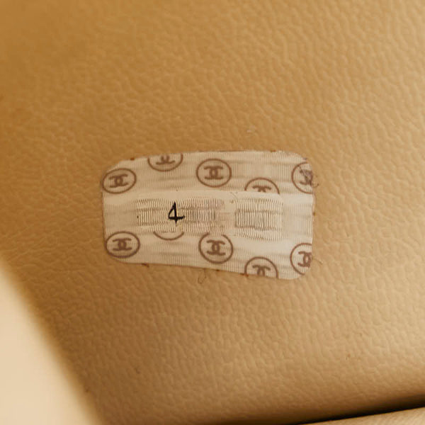 シャネル ココマーク ハンドバッグ かごバッグ ベージュ ストロー レザー レディース CHANEL 【中古】