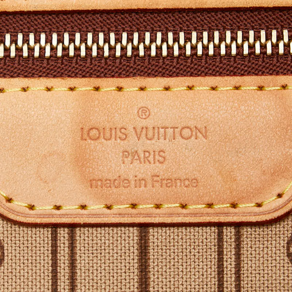 ルイ ヴィトン モノグラム ネヴァーフルGM トートバッグ ショルダーバッグ M40157 ブラウン PVC レザー レディース LOUIS VUITTON 【中古】