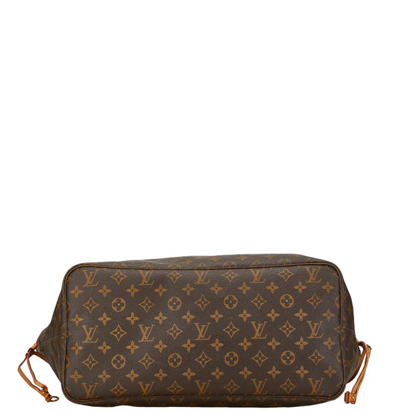 ルイ ヴィトン モノグラム ネヴァーフルGM トートバッグ ショルダーバッグ M40157 ブラウン PVC レザー レディース LOUIS VUITTON 【中古】