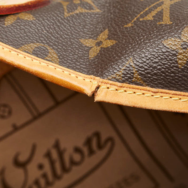 ルイ ヴィトン モノグラム ネヴァーフルGM トートバッグ ショルダーバッグ M40157 ブラウン PVC レザー レディース LOUIS VUITTON 【中古】