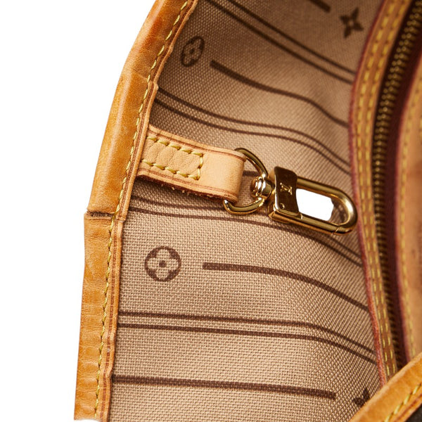 ルイ ヴィトン モノグラム ネヴァーフルGM トートバッグ ショルダーバッグ M40157 ブラウン PVC レザー レディース LOUIS VUITTON 【中古】