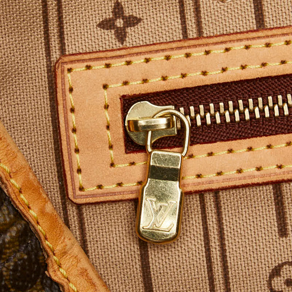 ルイ ヴィトン モノグラム ネヴァーフルGM トートバッグ ショルダーバッグ M40157 ブラウン PVC レザー レディース LOUIS VUITTON 【中古】