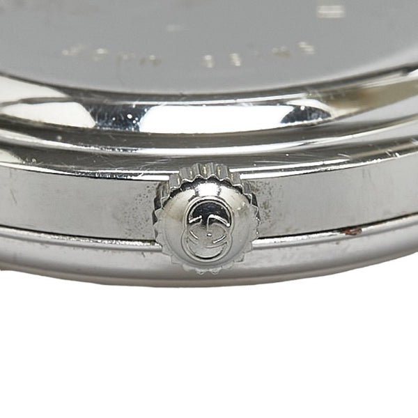 グッチ チェンジベゼル 腕時計 11/12.2 クオーツ ホワイト文字盤 ステンレススチール レディース GUCCI 【中古】