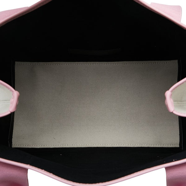 バレンシアガ ネイビーカバスS ハンドバッグ トートバッグ 339933 ピンク オールドローズ キャンバス レディース BALENCIAGA 【中古】