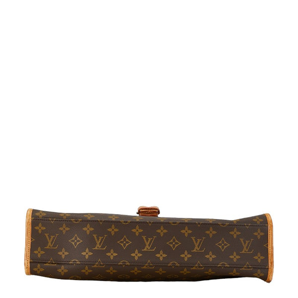 ルイ ヴィトン モノグラム ビバリー ハンドバッグ ショルダーバッグ 2WAY M51121 ブラウン PVC レザー レディース LOUIS VUITTON 【中古】