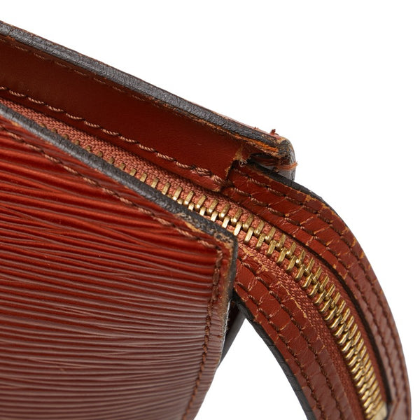 ルイ ヴィトン エピ サンジャック ショッピング トートバッグ M52263 ケニアブラウン レザー レディース LOUIS VUITTON 【中古】