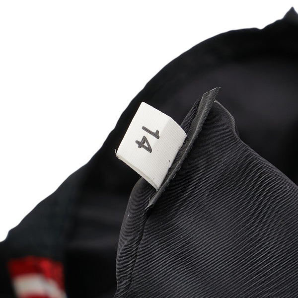 プラダ NYLON STAMPATO ハート ハンドバッグ トートバッグ BN2052 ブラック レッド ナイロン レザー レディース PRADA 【中古】
