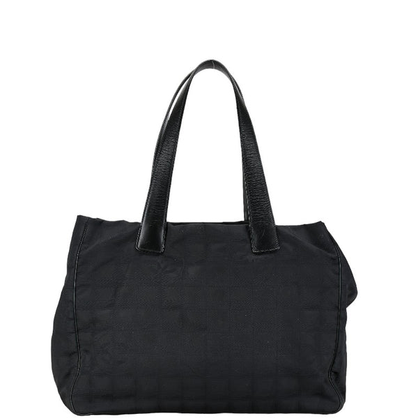 シャネル ココマーク ニュートラベルライン トートバッグ ショルダーバッグ ブラック ナイロン レザー レディース CHANEL 【中古】