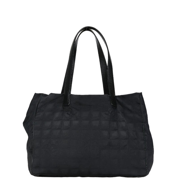 シャネル ココマーク ニュートラベルライン トートバッグ ショルダーバッグ ブラック ナイロン レザー レディース CHANEL 【中古】