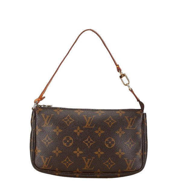 ルイ ヴィトン モノグラム ポシェット アクセソワール ハンドバッグ M51980 ブラウン PVC レザー レディース LOUIS VUITTON 【中古】