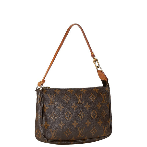 ルイ ヴィトン モノグラム ポシェット アクセソワール ハンドバッグ M51980 ブラウン PVC レザー レディース LOUIS VUITTON 【中古】