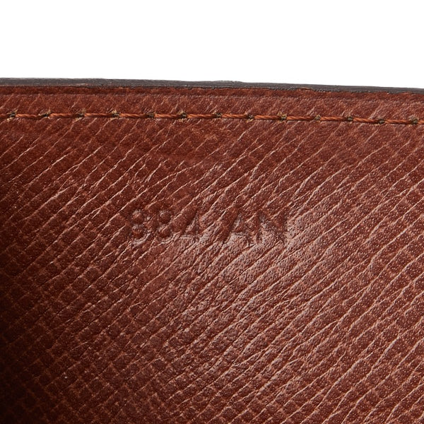 ルイ ヴィトン モノグラム ポシェット ポルト モネ クレディ 長財布 M61725 ブラウン PVC レザー レディース LOUIS VUITTON 【中古】