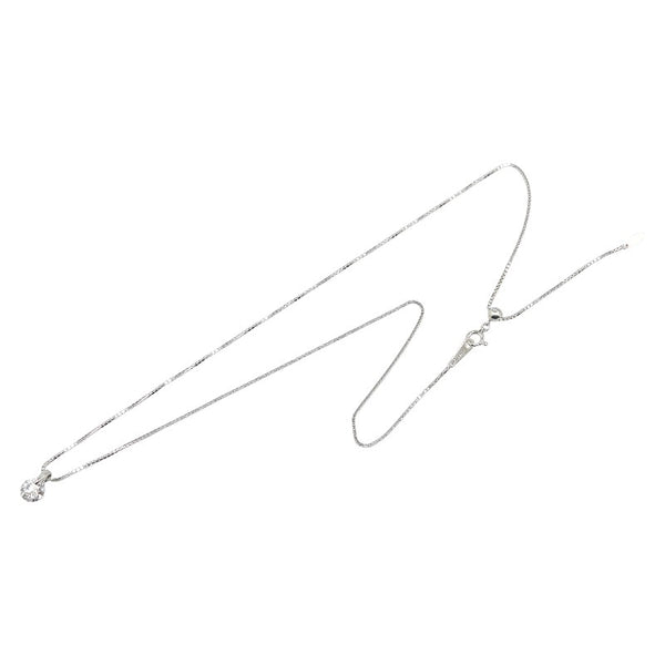 Pt900 プラチナ Pt850 プラチナ ダイヤ1.01ct ネックレス レディース 【中古】