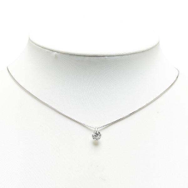Pt900 プラチナ Pt850 プラチナ ダイヤ1.01ct ネックレス レディース 【中古】